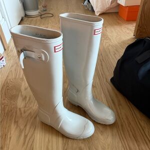 Hunter Light Blue Rain Boots